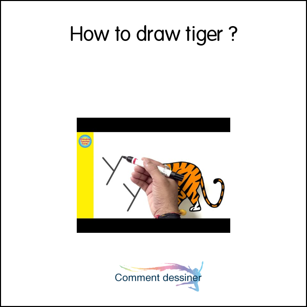 How to draw tiger